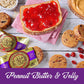 Grab The Gold Peanut Butter & Jelly Protein Snack Bars | 11g Plant-Based Protein | Gluten-Free, Vegan | 14 Bars