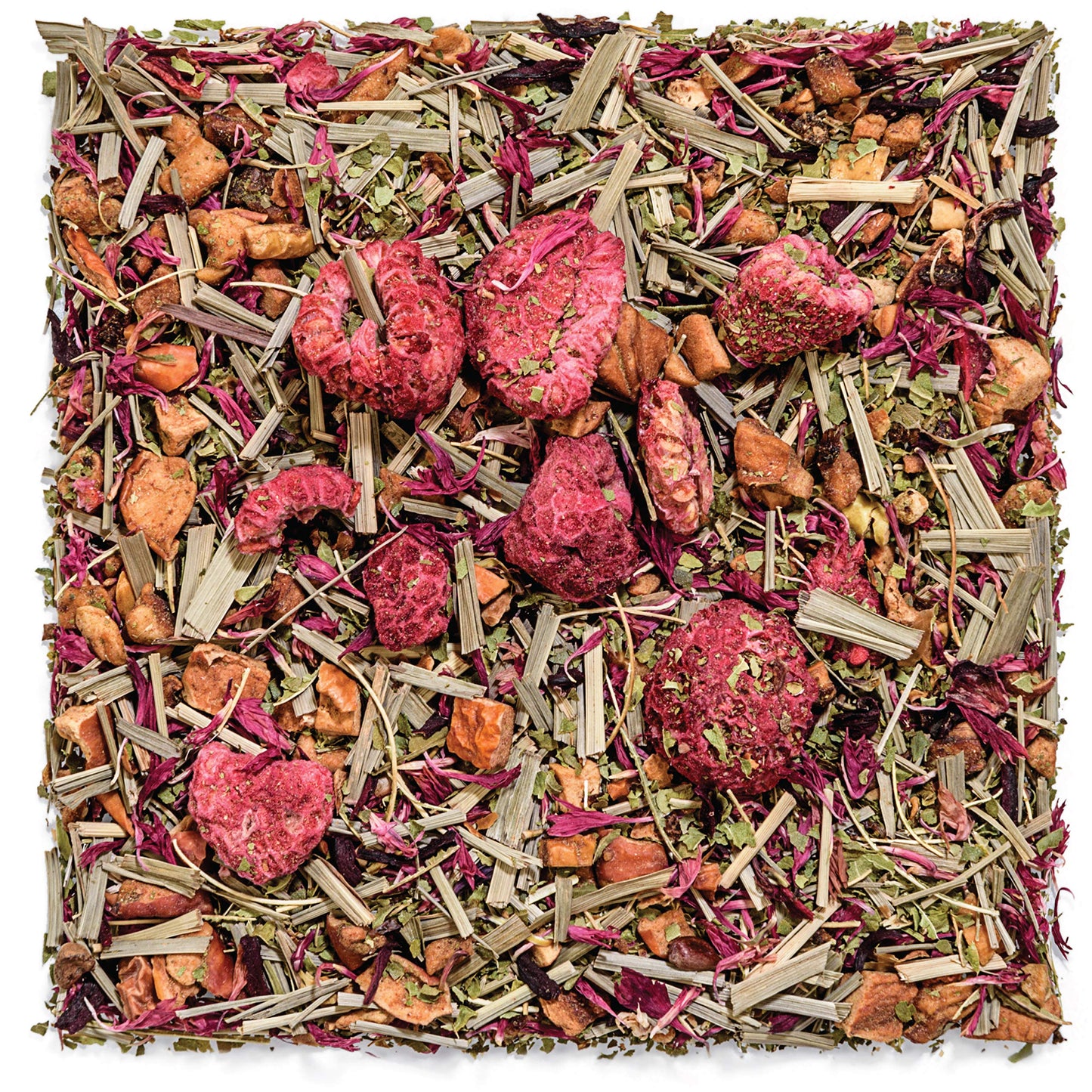 Tealyra Raspberry Relaxation Herbal Loose Leaf Tea, Caffeine Free, 8 Ounce, Teal