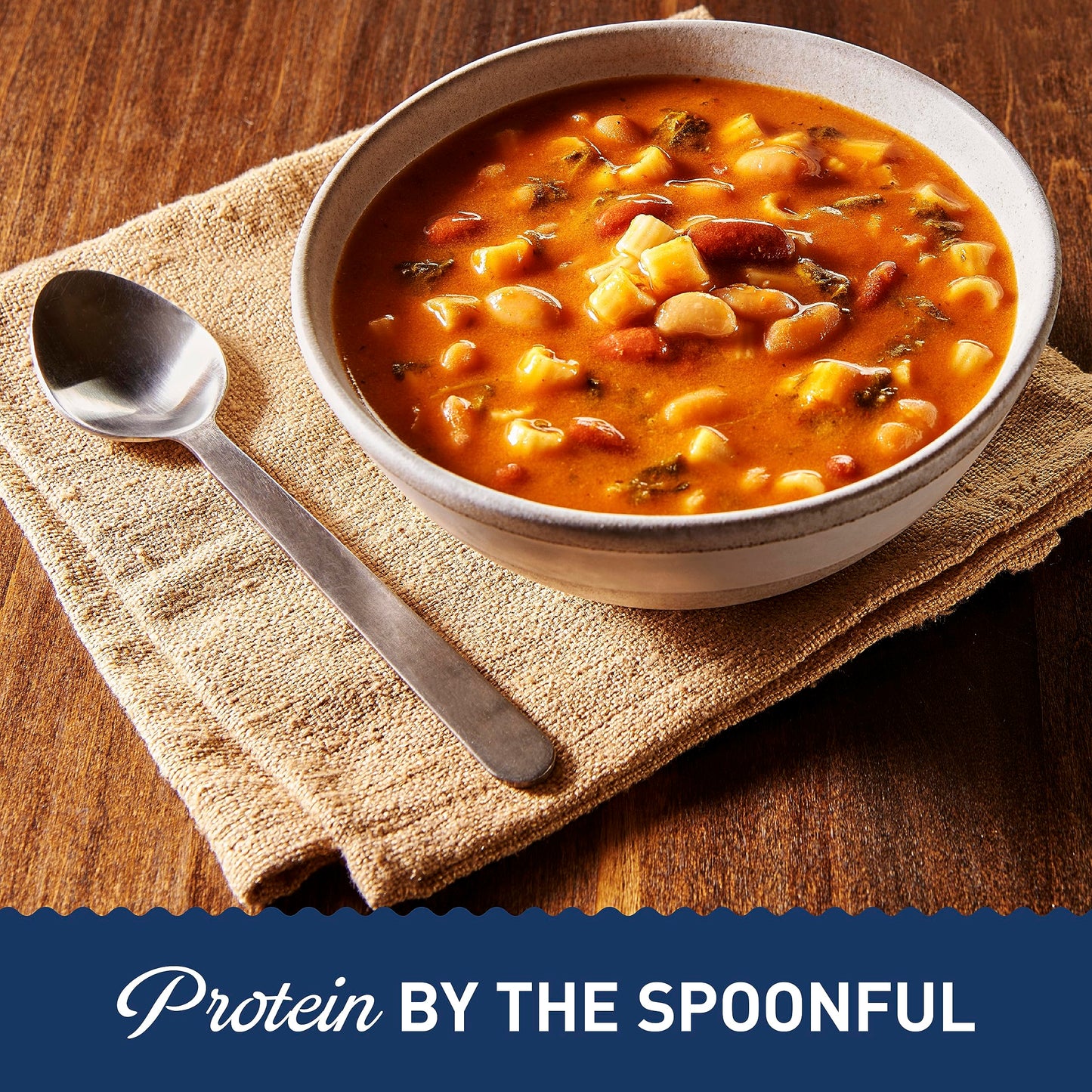 Progresso Italian-Style Bean and Pasta Protein Soup  Vegetarian  18.5 oz (Pack of 12)