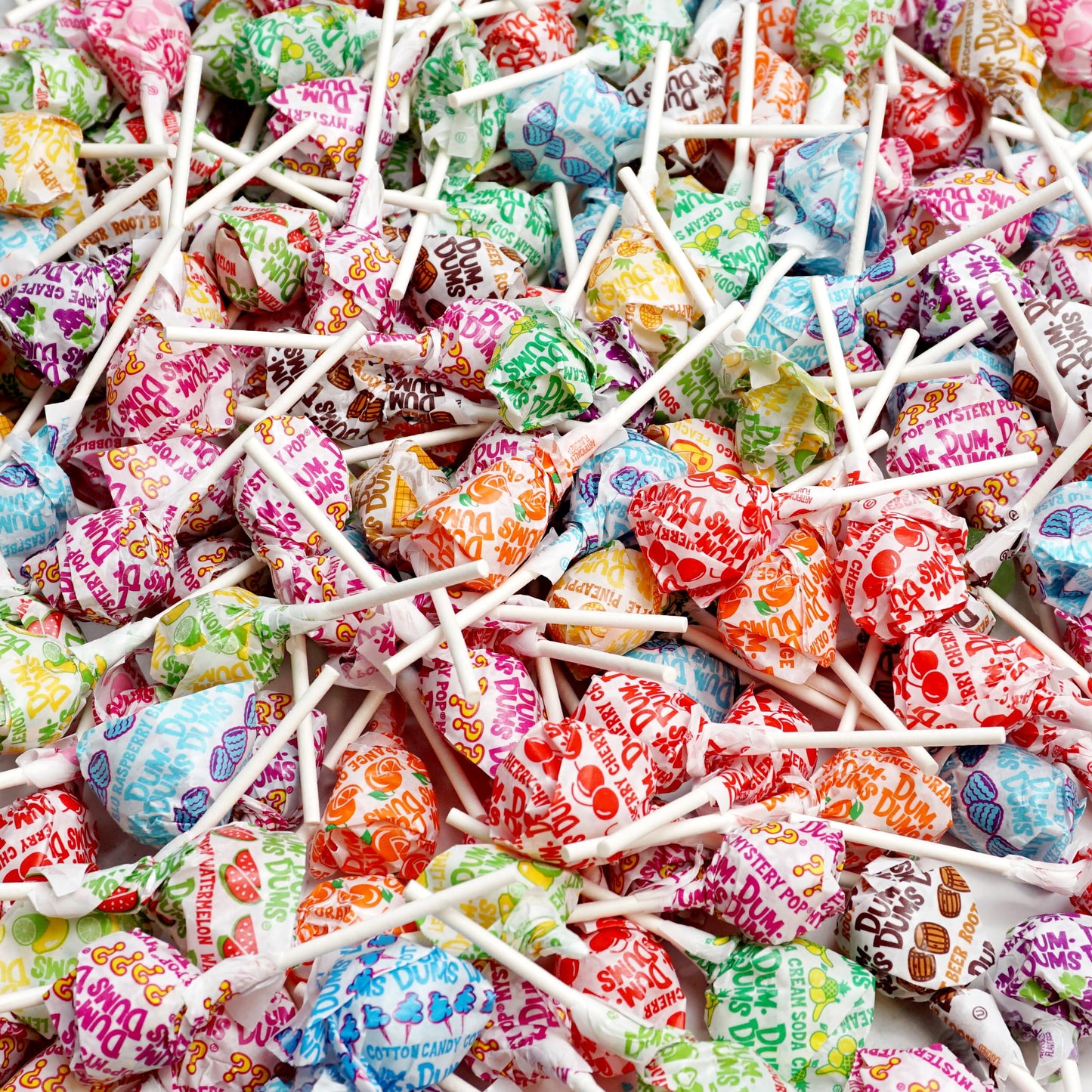 Dumdums Original Mix Lollipops, 3.5 Ounce Bags (Pack Of 3), Approx. 42 Lollipops Total (14 Lollipops Per Bag), Gluten Free Hard
