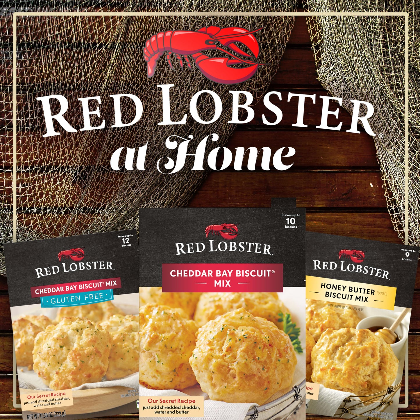 Red Lobster Honey Butter Biscuit Mix, 11.36 Oz (Pack of 8)