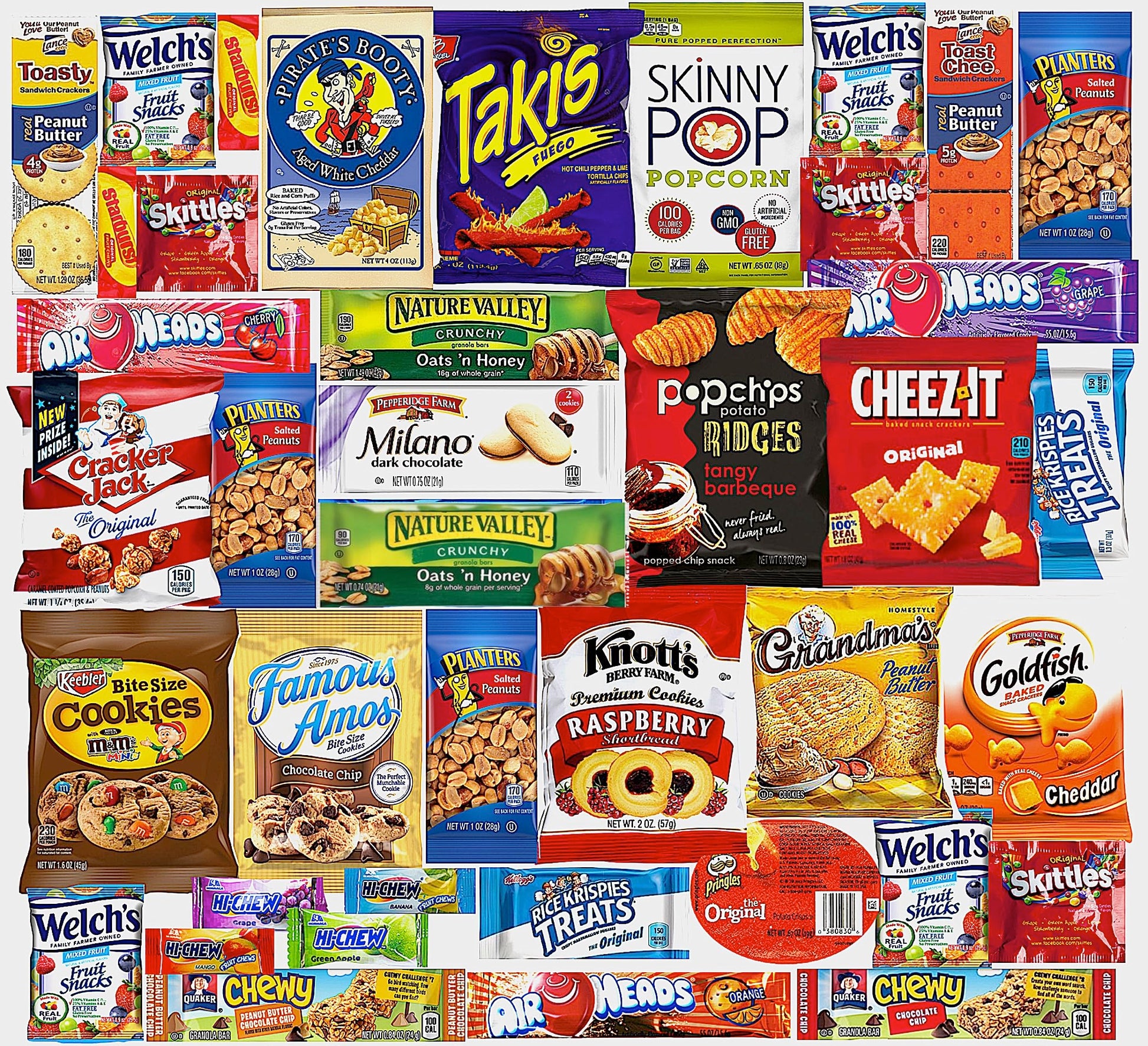 Ultimate Variety Sampler Care Package (40 Count) - Gift Package, Snacks, Chips, Cookies, Bars, Candies, Nuts Gift Box, Office Meetings,Friends & Family, Military,College Students