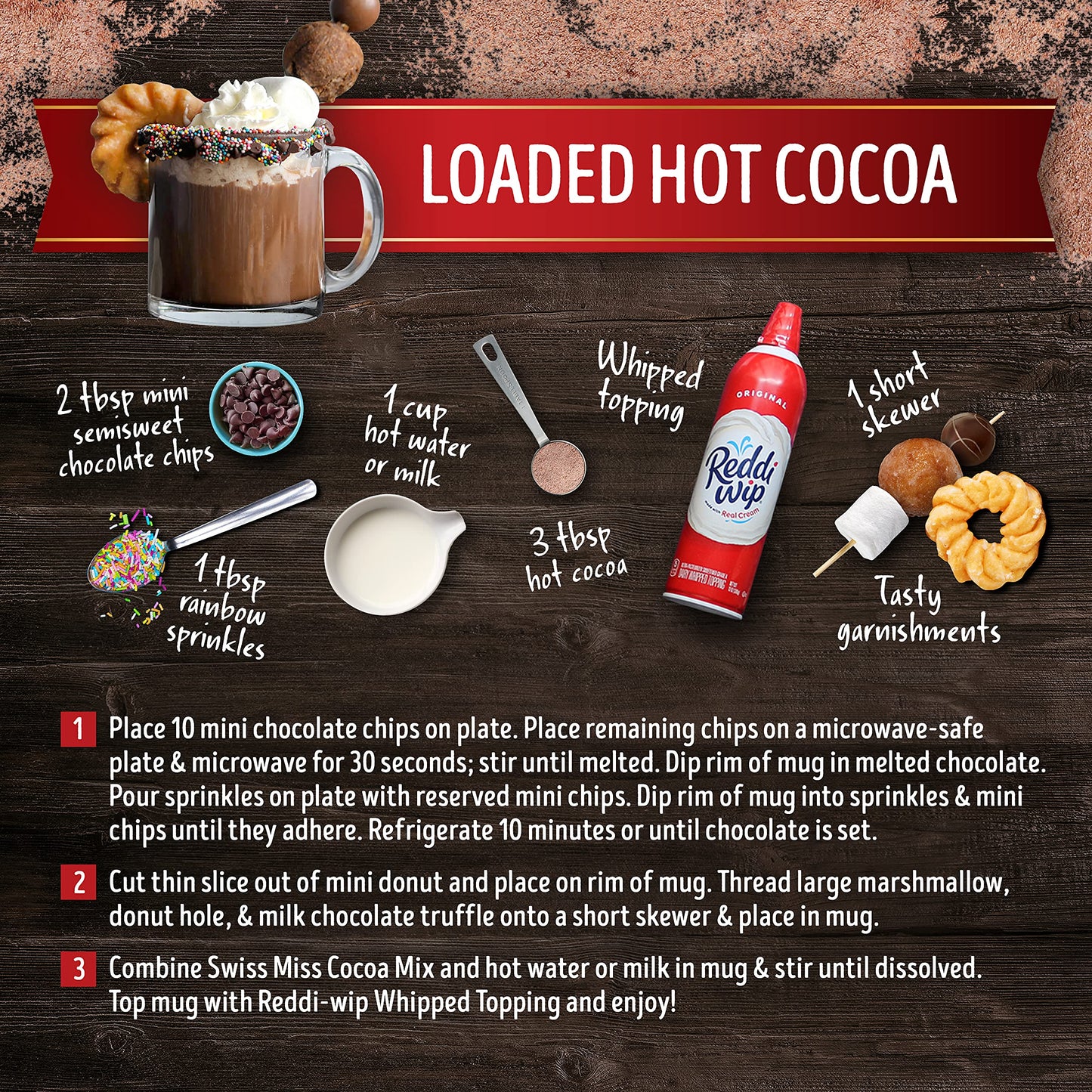 Swiss Miss Milk Chocolate Flavored Hot Cocoa Mix, 22.23 Oz Canister