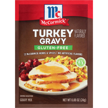 Mccormick Turkey Gravy Mix (Gluten Free), 0.88 Oz (Pack Of 12)