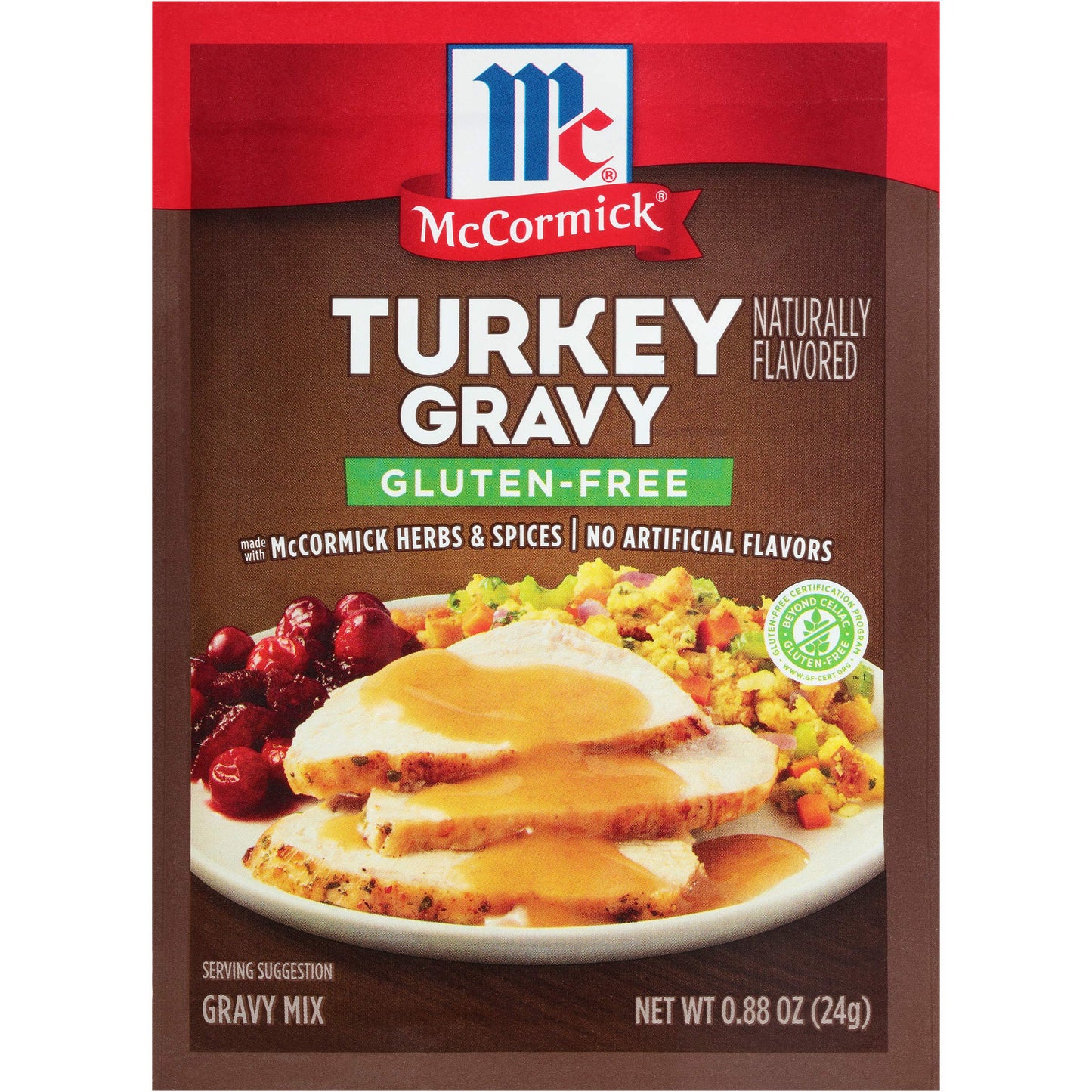 McCormick Gluten Free Turkey Gravy Mix, 0.88 oz