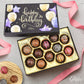 Happy Birthday Chocolates - 12 Assorted Milk & Dark Chocolate Truffles - Gourmet Box - Birthday Gifts for Women & Men  6 oz