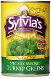 Sylvias Specially-Seasoned Turnip Greens, 14.5 Ounces Cans (Pack of 12)