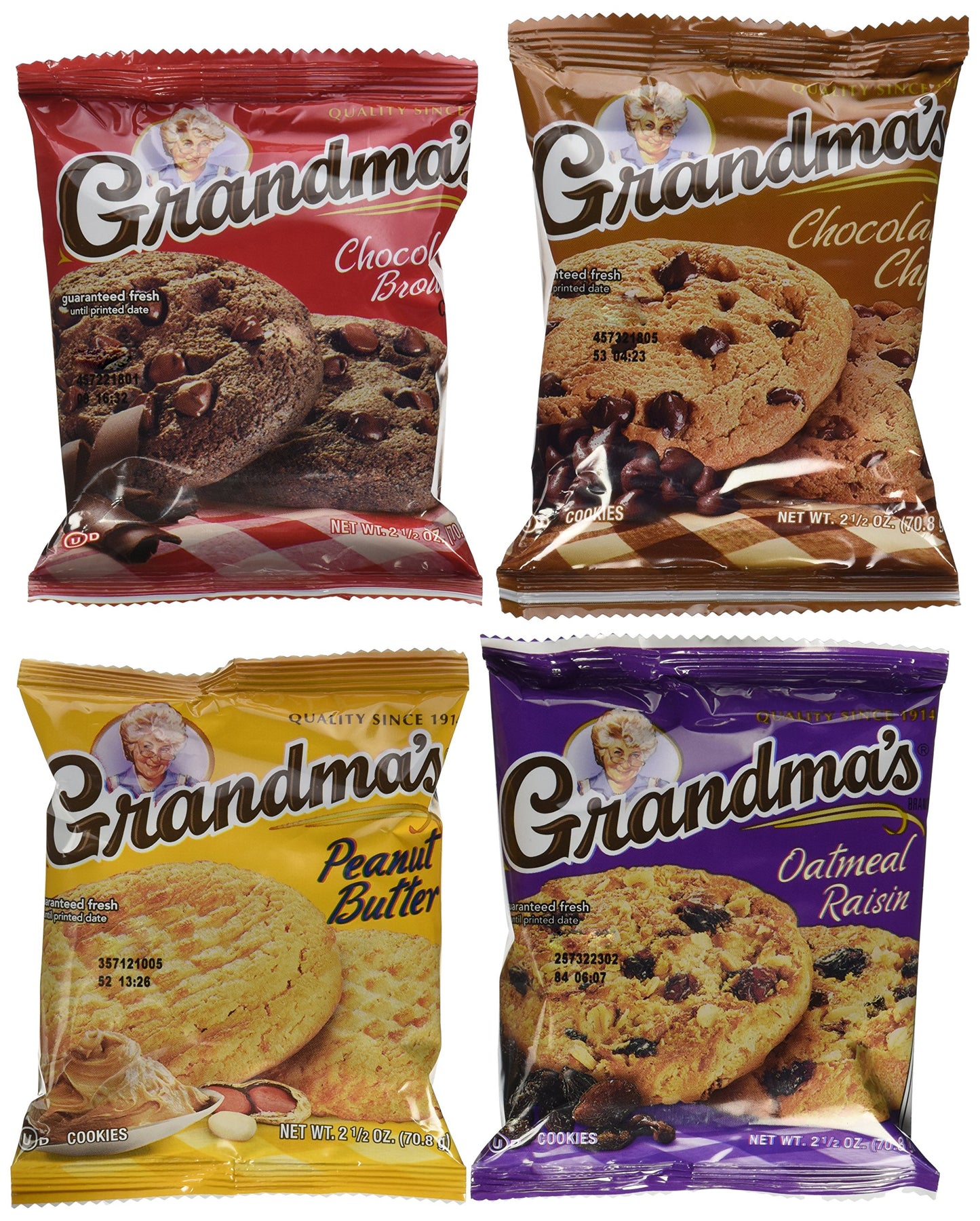 Grandmas Big Cookie Variety Pack, 33 Count