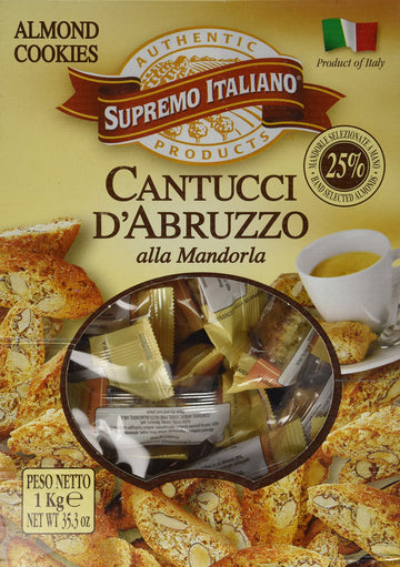 Cantucci D'Abruzzo Almond Cookies (125 Count Box)_Ab
