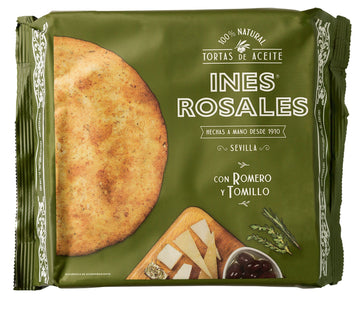 Ines Rosales Tortas, Savory Olive Oil, Rosemary And Thyme
