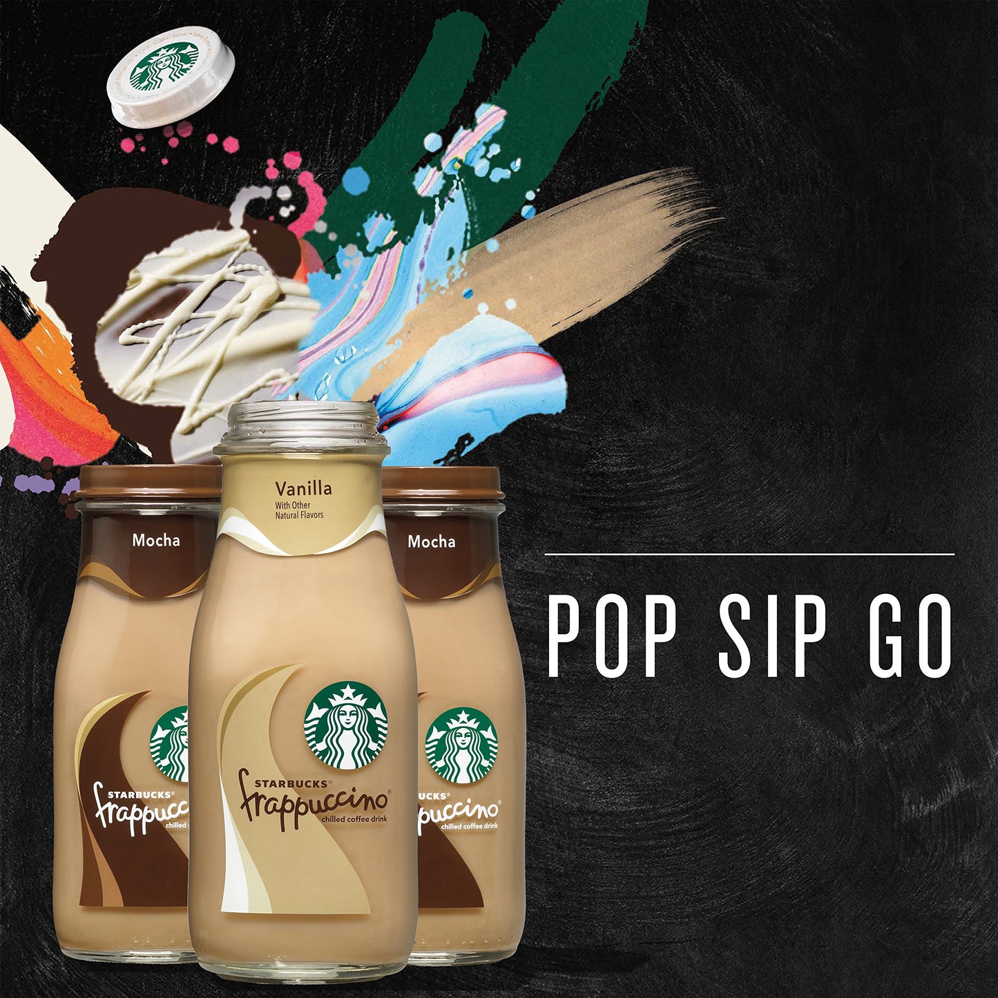 Starbucks Frappuccino, 2 Flavor Variety Pack, 9.5 Fl Oz (15 Count)