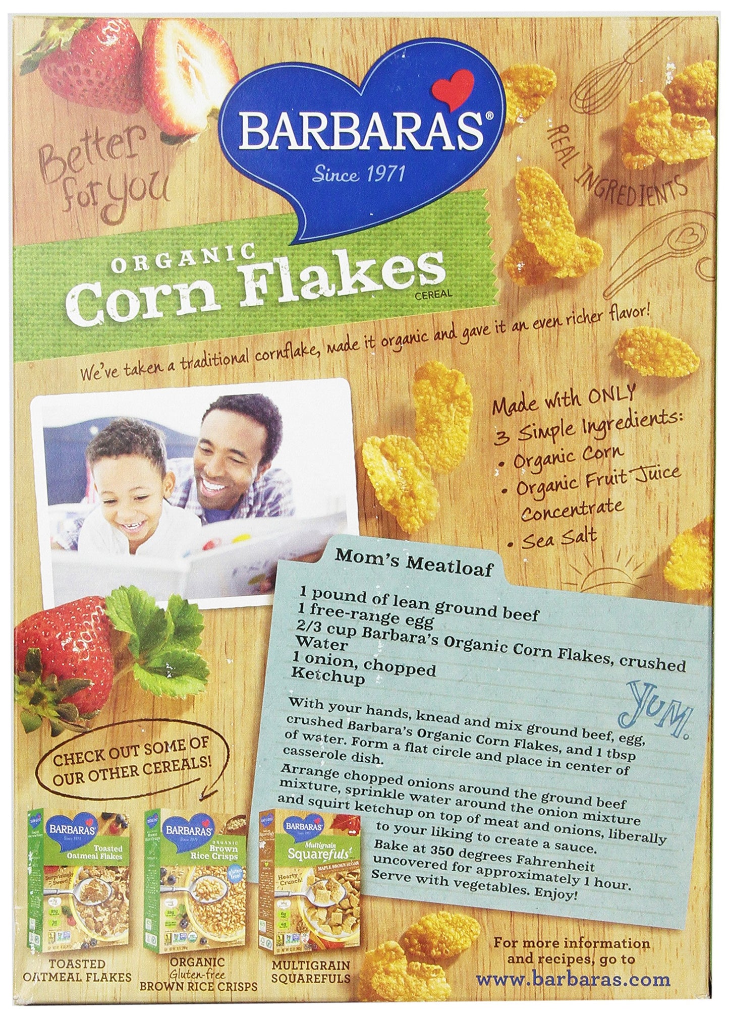 Barbara'S Bakery Organic Corn Flakes Cereal, 9 Oz