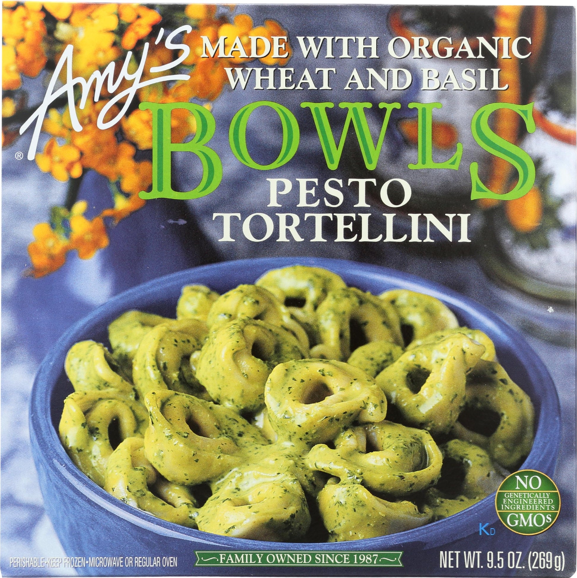 AMYS Pesto Tortellini Bowl, 9.5 OZ