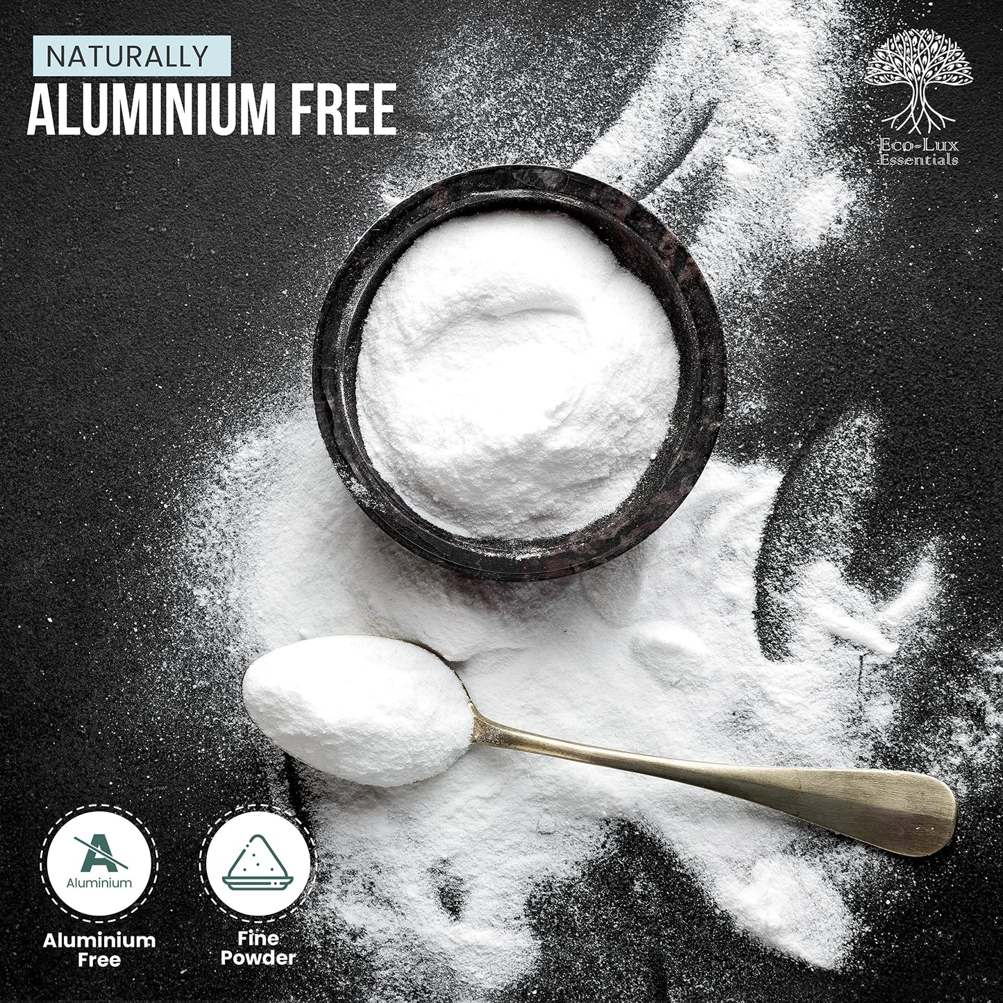 Eco-Lux Essentials Pure Baking Soda Food Grade 11 lbs for Cleaning, Baking, Bath  s