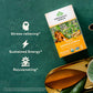 ORGANIC INDIA Tulsi Ashwagandha Herbal Tea - Stress Relieving, Vegan, Gluten-Free - 18 Infusion Bags, Pack of 6