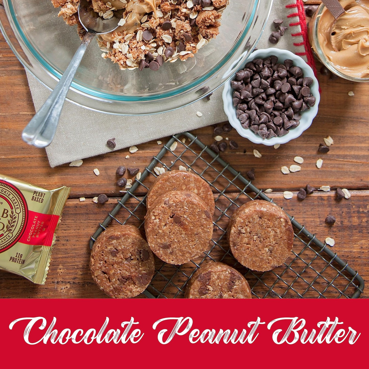 Snack Bars By Grab The Gold - Organic, Gluten Free, Vegan, Kosher, & Dairy Free - 11G Of Protein - Chocolate Peanut Butter (14 C