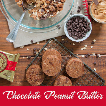 Snack Bars By Grab The Gold - Organic, Gluten Free, Vegan, Kosher, & Dairy Free - 11G Of Protein - Chocolate Peanut Butter (14 C