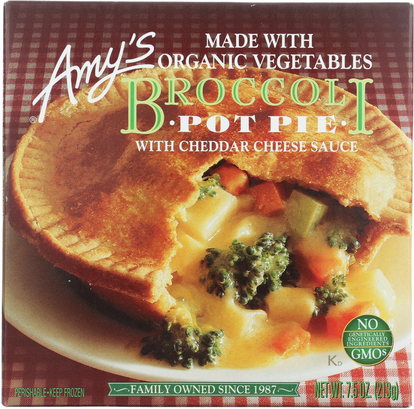 AmyS, Pot Pie Broccoli Cheese, 7.5 Ounce