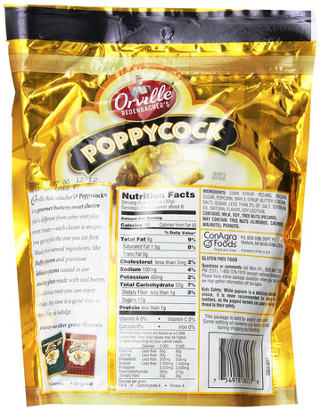 Orville Redenbacher'S Poppycock Pecan Delight With Glazed Pecans & Pecan Pralines, 7 Oz. Foil Bag (3 Pack)