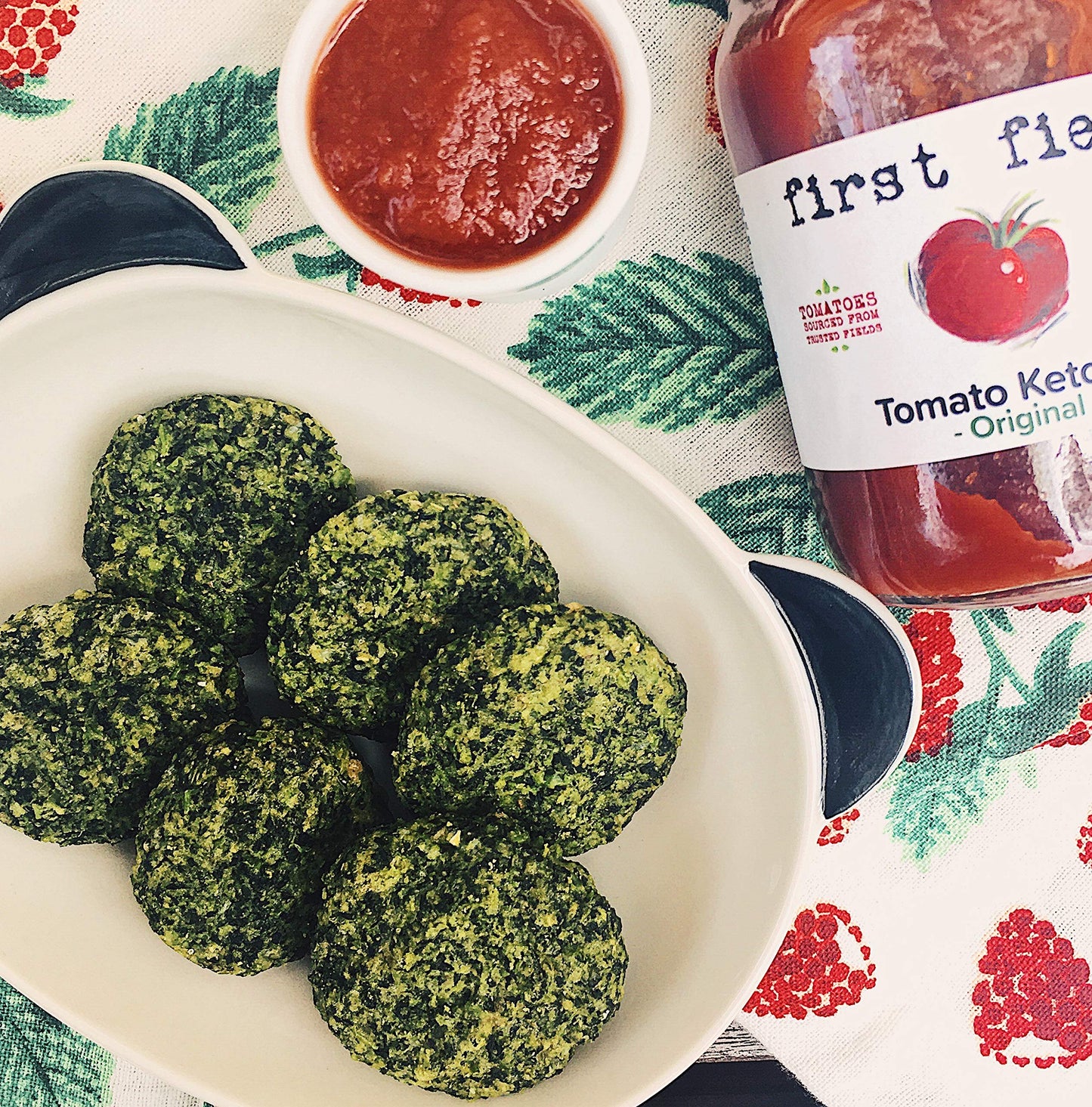 First Field Original Tomato Ketchup 100% Jersey Fresh Tomatoes By The Njda Gluten Free 8.5 Oz