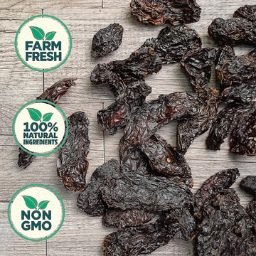 RICO RICO Dried Chipotle Peppers - Premium Smoked Morita Chili, Medium to High Heat, 8 Oz, Resealable Bag