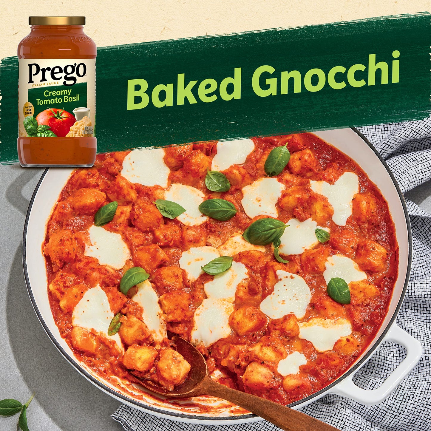 Prego Creamy Tomato Basil Pasta Sauce, 23.5 Oz Jar (Case Of 6)
