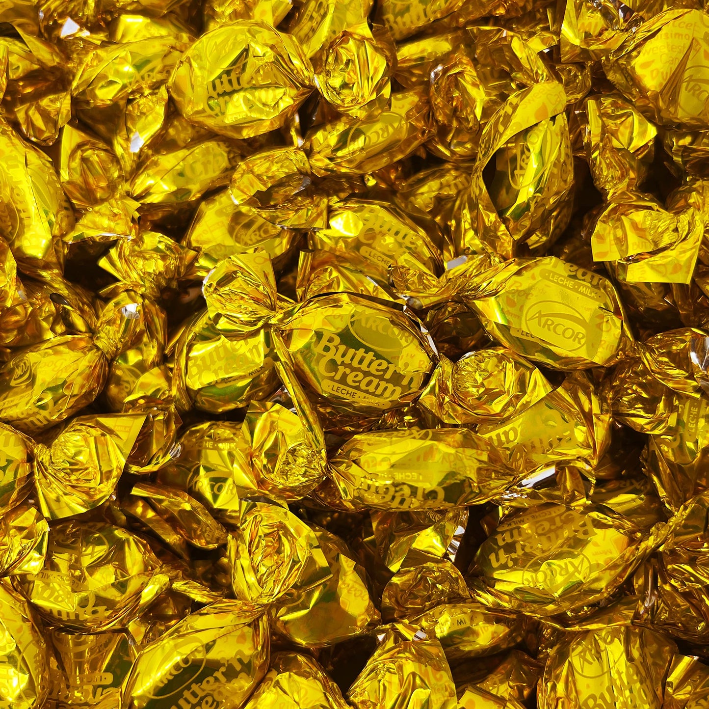Assortit Holiday Butter Cream Hard Candy - 48 oz - Gold - Classic Butterscotch Flavor - Individually Wrapped