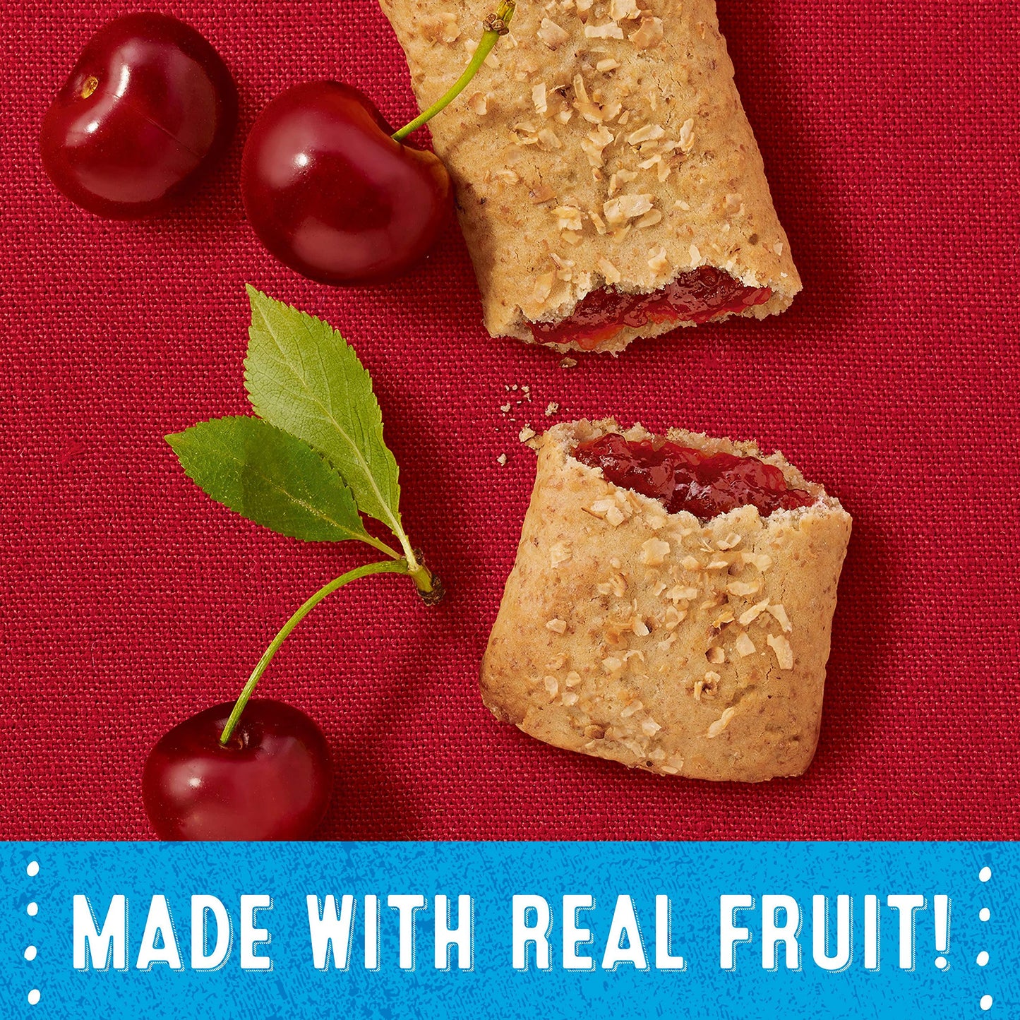 Nutri Grain Soft Baked Breakfast Bars, Cherry, Whole Grain, 10.4 oz (8 Count)