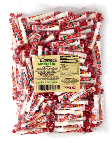 Yankee Traders Brand Candy Rolls, Smarties, 2 Pound