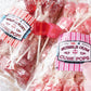 Espeez Hard Candy Cube Lollipop Suckers, Black Cherry Flavor, 48 Count, Individually Wrapped