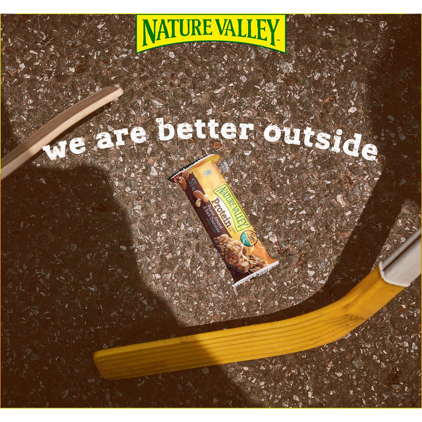 Nature Valley Chewy Protein Granola Bars, Peanut Almond Dark Chocolate, 5 Bars, 7.1 OZ