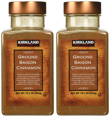 Kirkland Saigon Cinnamon 10.7 Oz Bottles( Pack Of 2) - 21.4 Oz Total