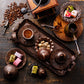 Cerez Pazari Turkish Delight With Mix Of 4 Flavours And Pistachio, Hazelnut And Walnut Assorted Gourmet Lokum (Loukoumi) In Eleg