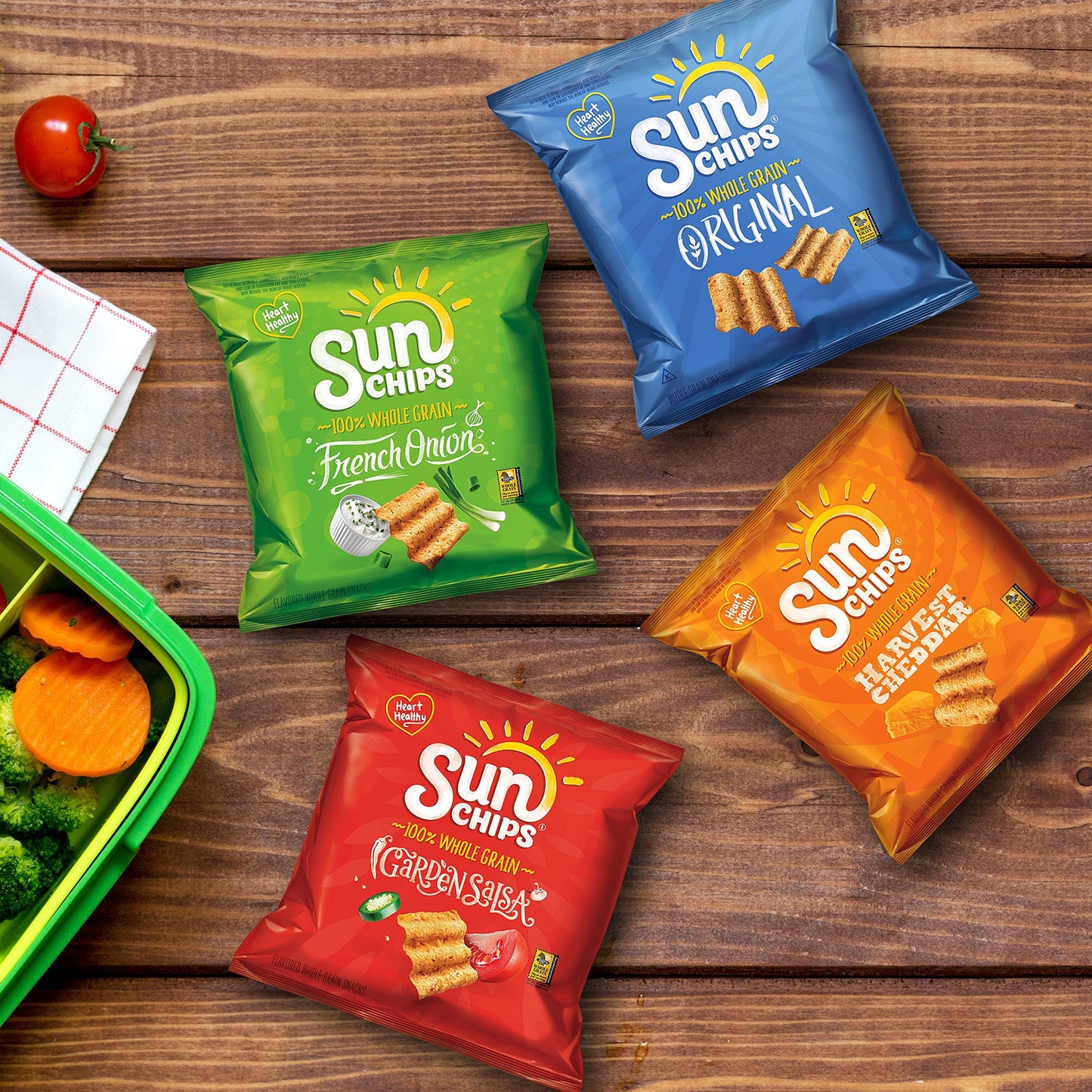 Sunchips Multigrain Snacks Variety Pack, 1.5 Ounce (Pack Of 30)
