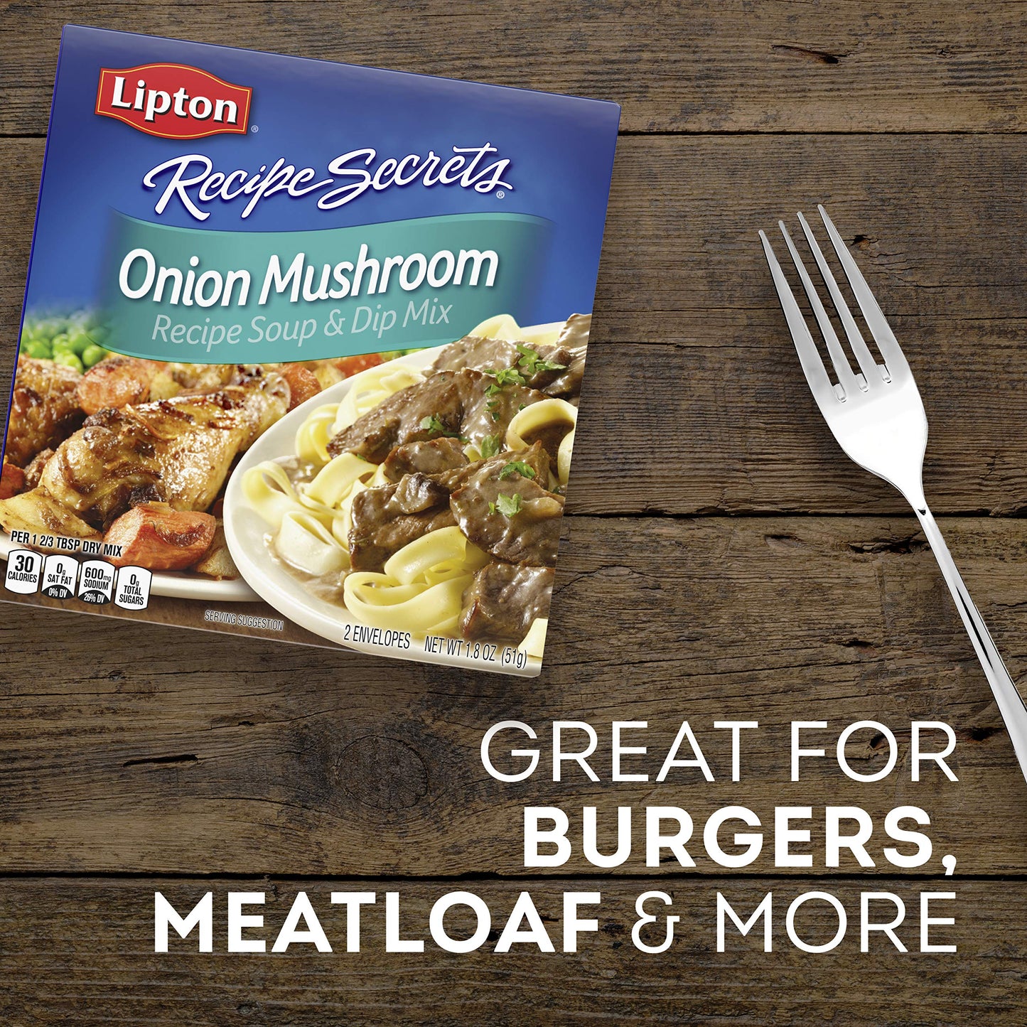 Soup Secrets Lipton Recipe Soup And Dip Mix For A Delicious Meal Onion Mushroom Great With Your Favorite Recipes, Dip Or Soup Mix 1.8 Oz