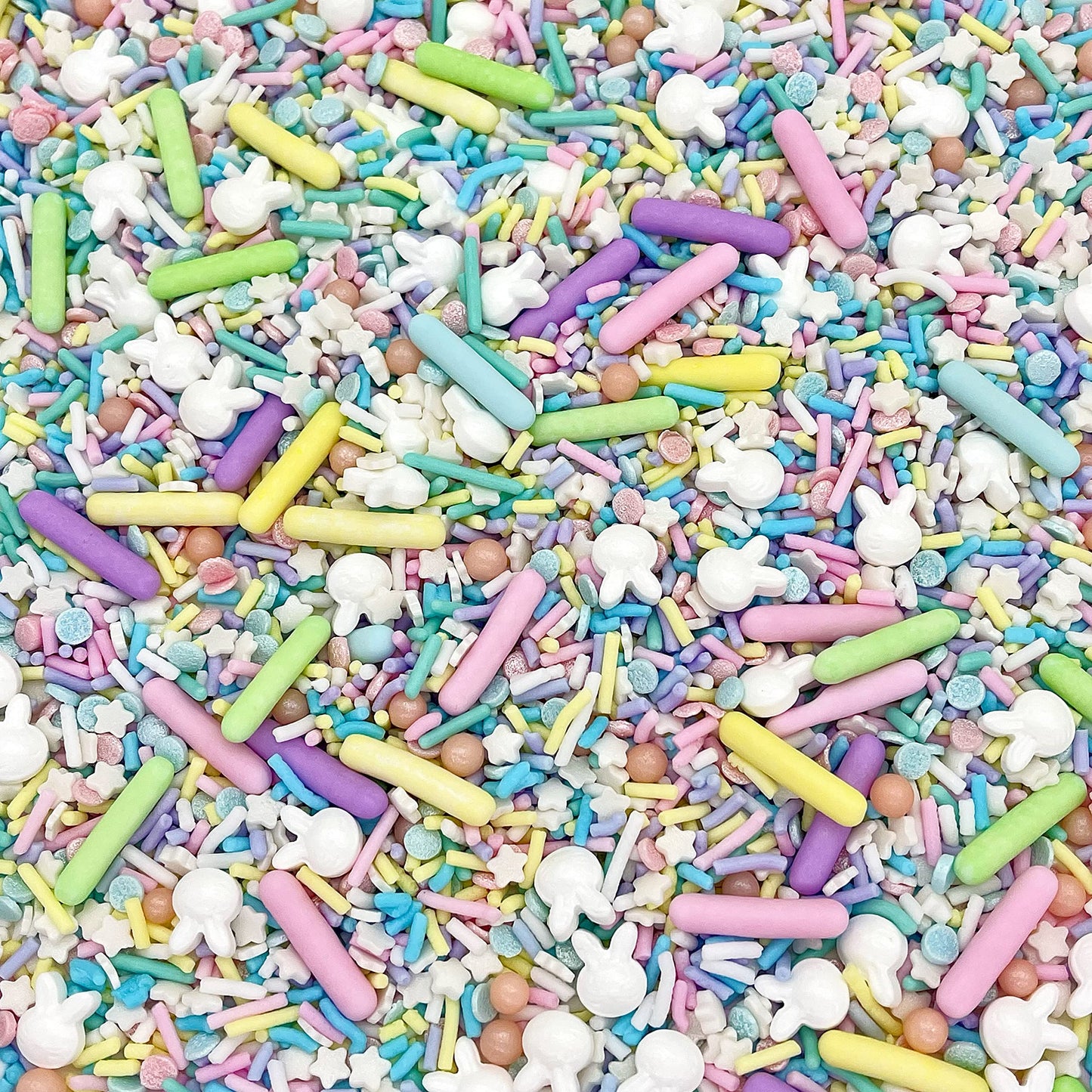 Sprinkles | Easter Sprinkles | 8 Ounces | Pastel Sprinkles | Cake Sprinkles | Spring Sprinkles | Manvscakes, Yellow, Blue, Red ,