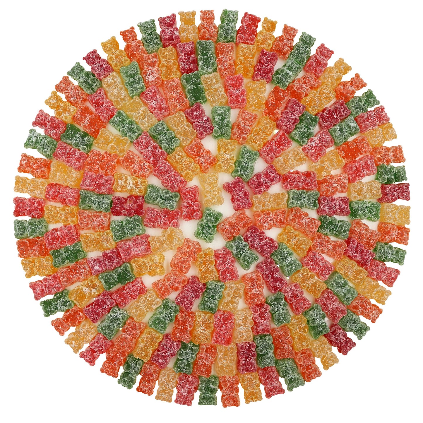 FirstChoiceCandy Sour Gummy Bears, Assorted Flavors, 2 Pound Pack