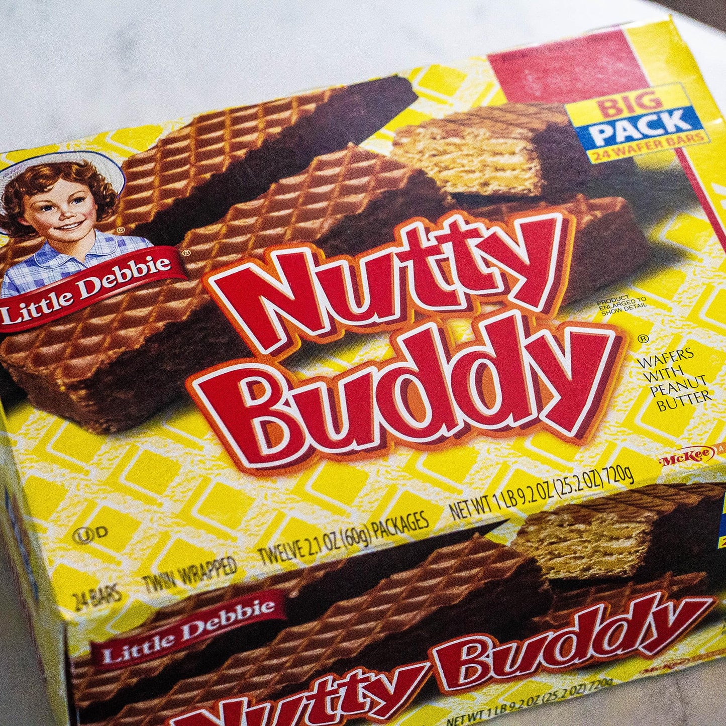Little Debbie Nutty Buddy (3, 24Ct Packs) - Sweet And Salty Kettle Corn (5.5Oz) - 4 Items Total