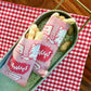 Outside The Box Papers Popcorn Bags Peanut Sacks And Striped Paper Straws 36 Of Each Bag And 25 Of Each Straw Red, White, Blue