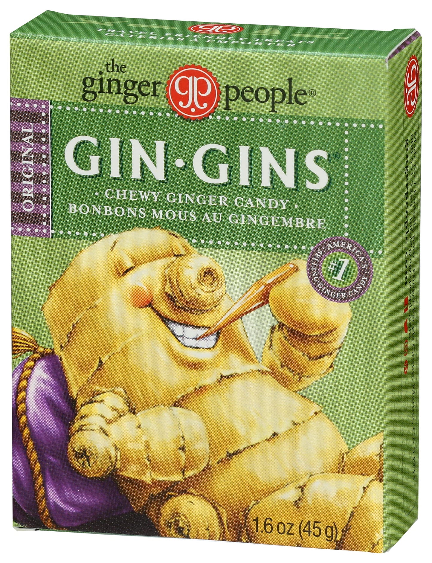 Ginger People Chewy Organic Travel, 1.6 Oz