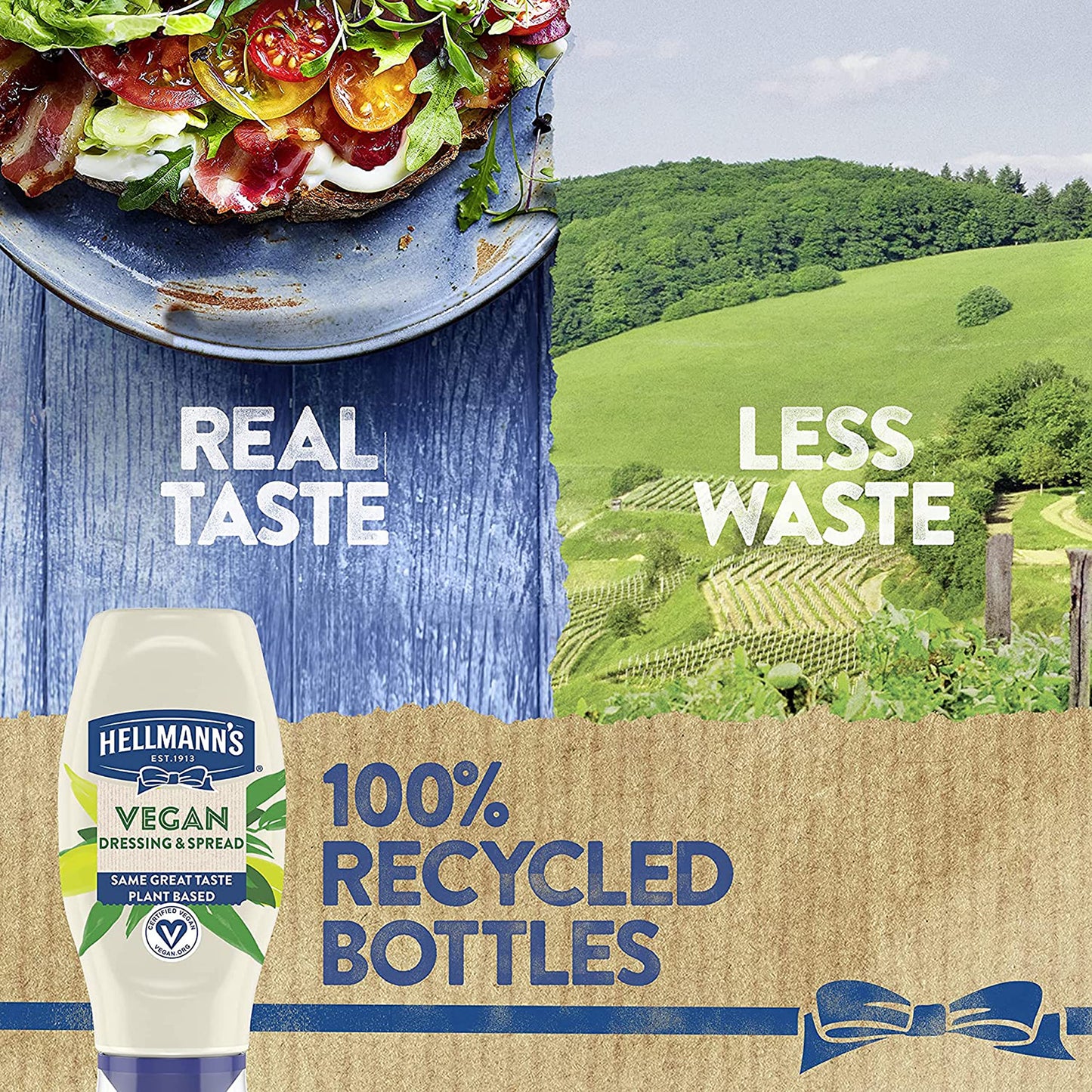 Hellmann s Vegan Dressing and Spread Vegan 3 Ct for a Rich, Creamy Plant-Based Alternative to Mayo Same Great Taste, Plant Base