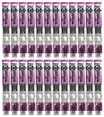 Westerns Smokehouse Teriyaki Meat Sticks - Gluten-Free, MSG-Free, Nitrate-Free - 24 Pack (1 Ounce Each)