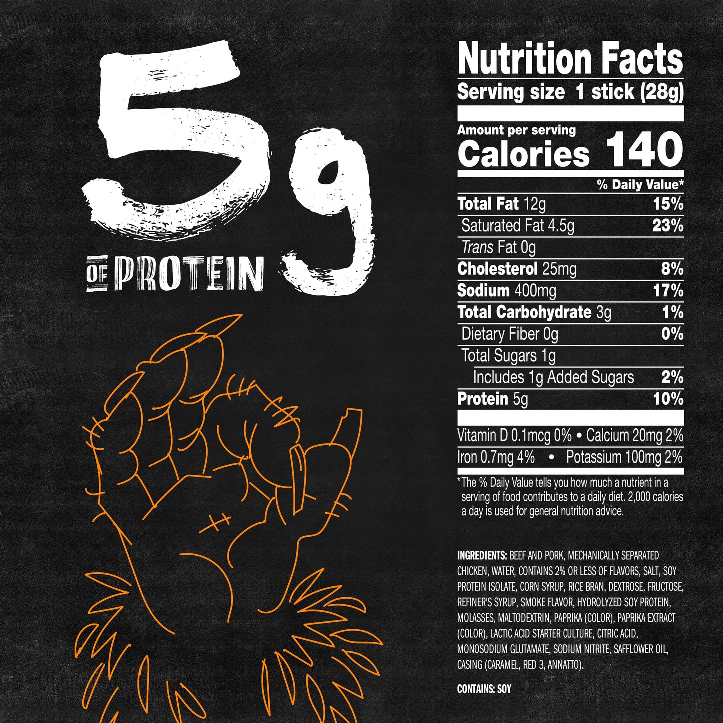 Jack Link s WILD Snack Sticks, Original and Hot Variety Pack - Protein Snack Sticks with 5g of Protein per Serving, Keto Friend