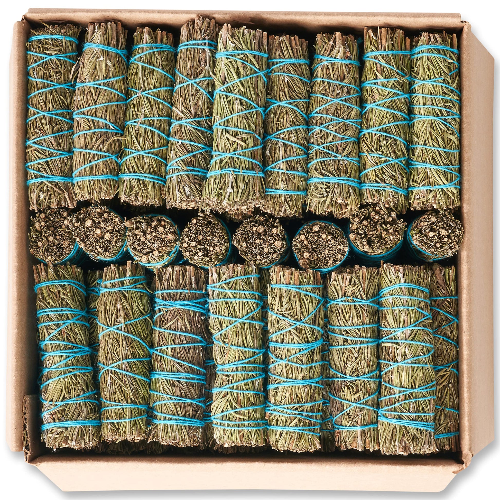 JL Local Rosemary Smudge Sticks - 4 Inch Sage Wands, Sustainably Sourced, Bulk Kit, Salvia Blanca for Cleansing