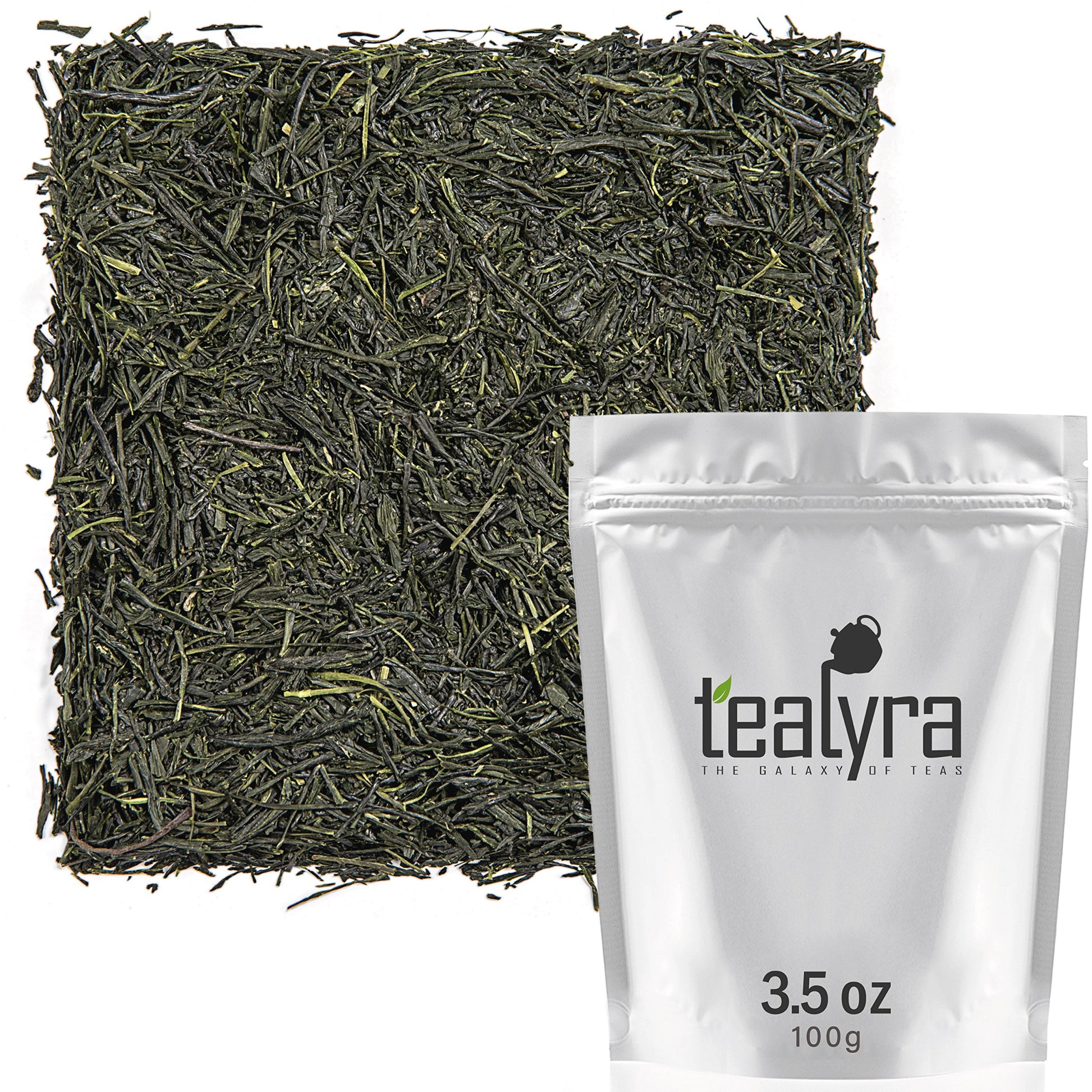 Tealyra Gyokuro Green Tea - Handmade Premium First Flush - 100g Loose Leaf - Medium Caffeine - Grown in Yame Japan