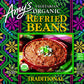 Amys Organic Refried Beans, Traditional, Vegan, Gluten Free, 15.4 Oz (12 Pack), Natural, Model 550