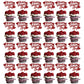 40Pcs Valentines Day Cupcake Toppers Decorations, Red Glitter Happy Valentines Day Cupcake Toppers For Valentine'S Day Decoratio