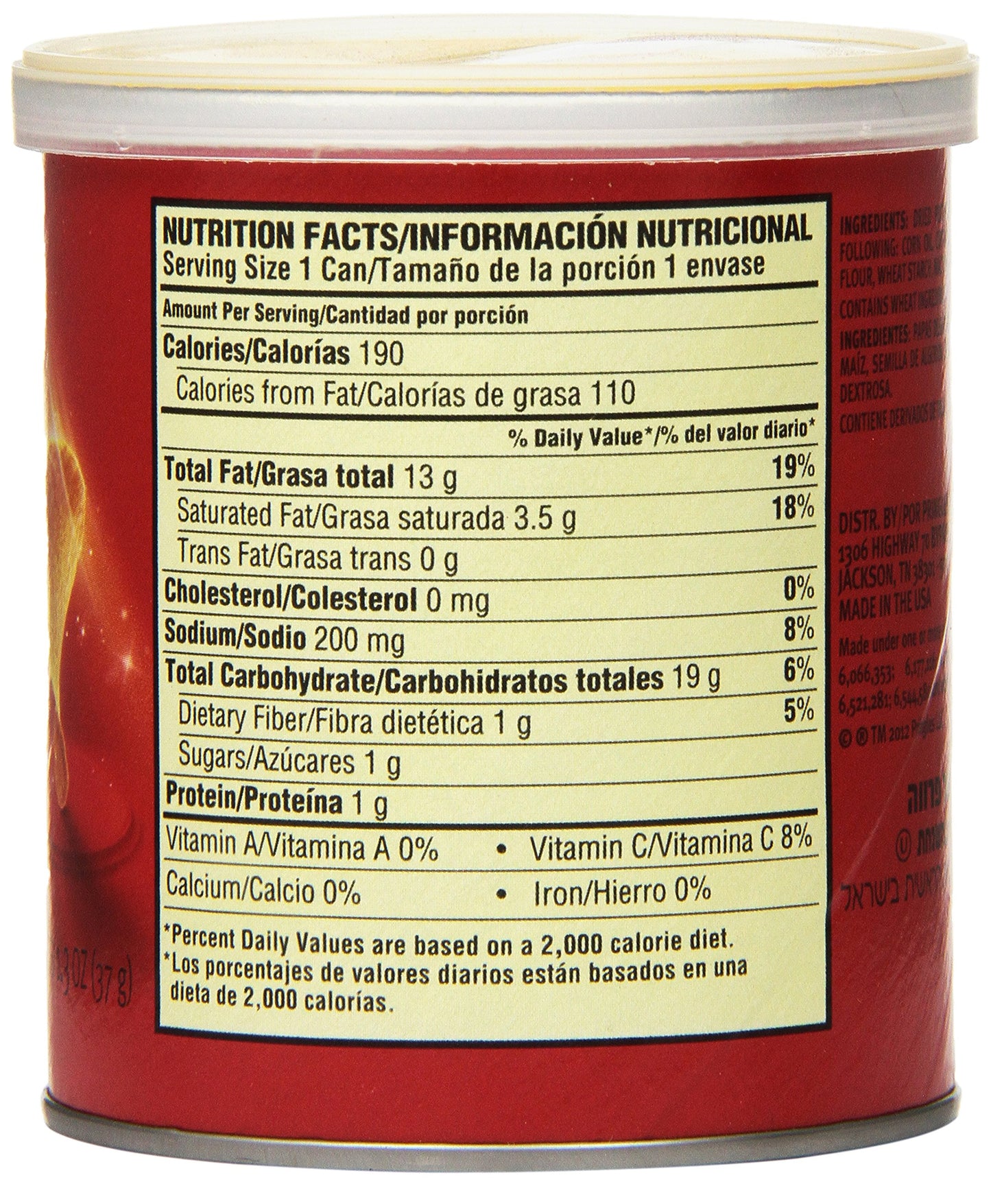 Pringles Original Small Stacks, 1.3 Ounce