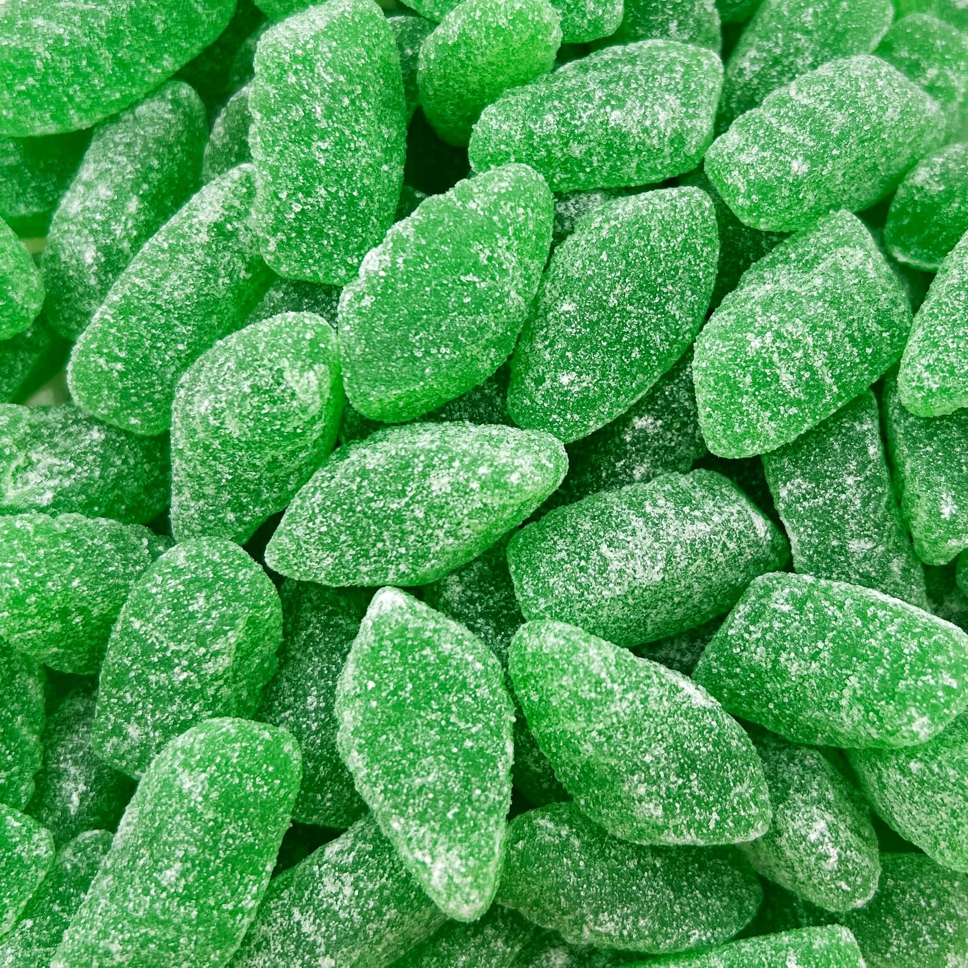 Spearmint Leaves - 2 Pound Bulk Pack - Jelly Candy