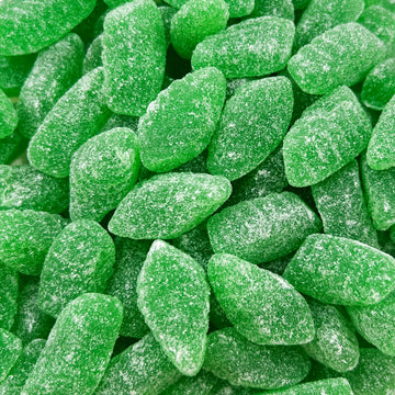 Spearmint Leaves - 2 Pound Bulk Pack - Jelly Candy